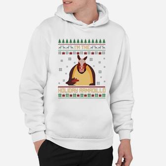 I'm The Holiday Armadillo Christmas Sweater Ugly Hoodie - Seseable