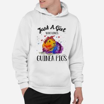Just A Girl Who Loves Guinea Pigs Clothes Guinea Pig Hoodie - Seseable