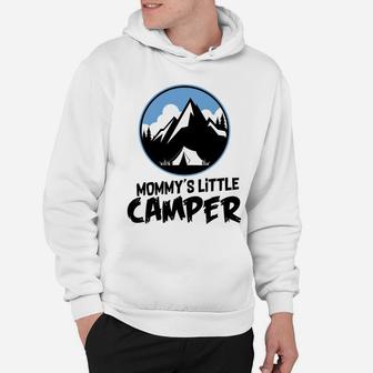 Kids Camping Boys Girls Mommys Little Camper Hoodie - Seseable