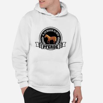 Landwirt Alle Meine Pferde Hoodie - Seseable