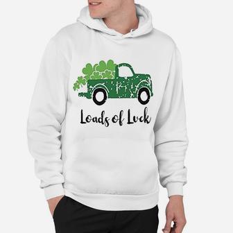 Loads Of Luck Vintage Truck St. Patrick's Day Hoodie - Seseable