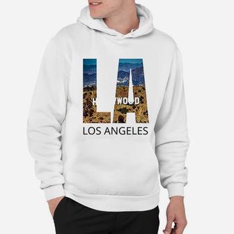 Los Angeles Ca La Hollywood California Vintage Hoodie - Seseable