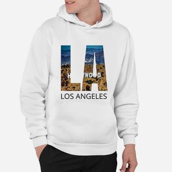 Los Angeles Ca La Hollywood California Vintage Hoodie - Seseable