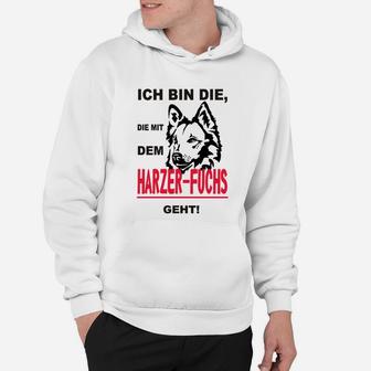 Lustiges Harzer-Fuchs Hoodie für Hundeliebhaber, Hunde-Design Tee - Seseable