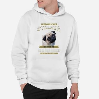 Lustiges Mops-Hoodie für Herren Persönlicher Schnarcher mit Badezimmer Soundtrack - Seseable