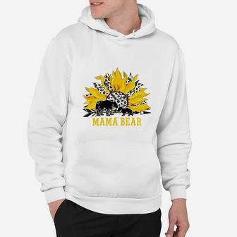 Mama Bear And Sunflower Women Gift, Mother's Day mom gift Hoodie - Seseable