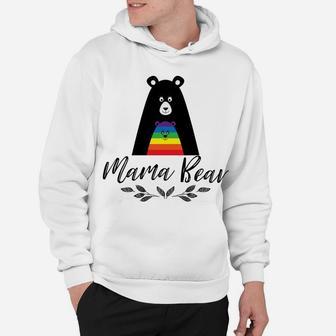 Mama Bear Support Gay Rights Lesbian And Gay Pride Hoodie - Seseable