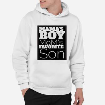 Mama Boy Mom Favorite Son birthday Hoodie - Seseable