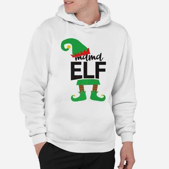 Mama Elf Family Matching Christmas Funny Hoodie - Seseable