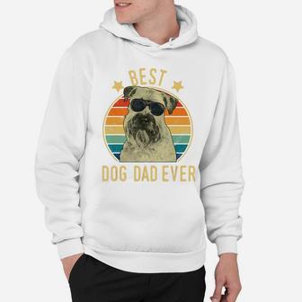 Mens Best Dog Dad Ever Soft Coated Wheaten Terrier Fathers Day Hoodie - Seseable
