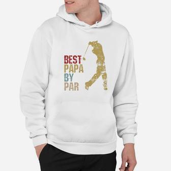 Mens Best Papa By Par Golfing Fathers Day Golf Premium Hoodie - Seseable
