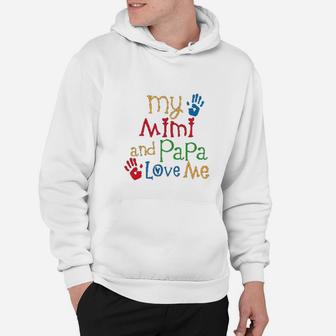 Mimi And Papa Love Me Baby, best christmas gifts for dad Hoodie - Seseable
