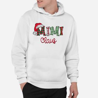 Mimi Claus Christmas Santa Claus Hat Grandma Gift Hoodie - Seseable