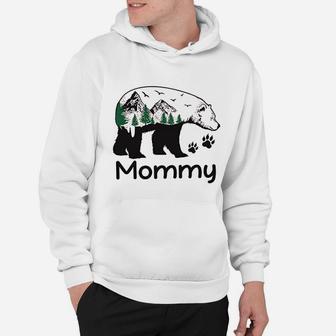 Mommy Bear Design Hoodie - Seseable