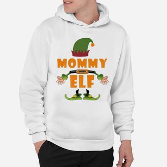 Mommy Elf Matching Family Group Christmas (2) Hoodie - Seseable