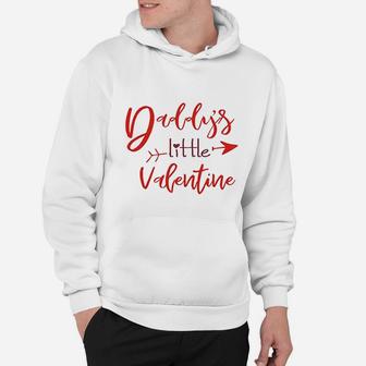 Mommy Is My Valentine Daddy's Little Valentine Hoodie - Seseable