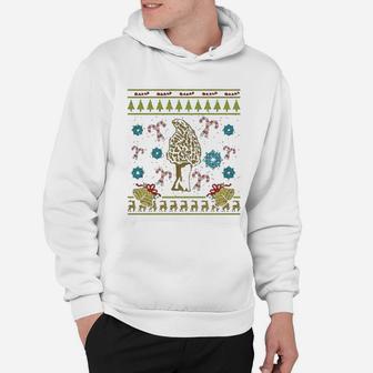 Morel Mushrooms Christmas Ugly Sweater Design Shirt Men’s Premium Hoodie Hoodie - Seseable