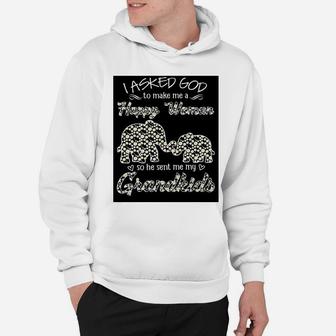 Mothers Day Grandma With Grandkids Funny Hoodie - Seseable
