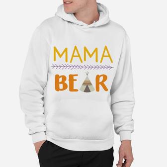 Mothers Day Mama Bear Camping s Mommy Women Gifts Hoodie - Seseable