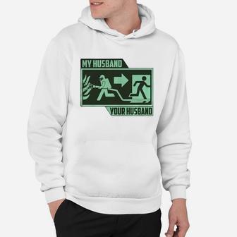 My Husband Firefighter Hoodie - Seseable