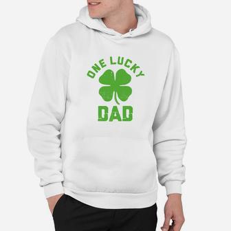 One Lucky Dad Vintage St Patrick Day Gif Hoodie - Seseable