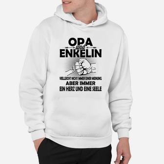 Opa und Enkelin Herz & Seele Hoodie, Familienbindung Tee - Seseable