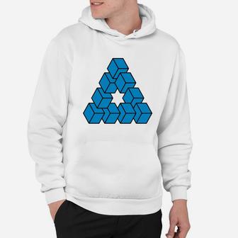 Optical Illusion - Impossible Figure Bag Hoodie - Seseable