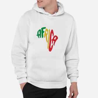 Outline Africa Unity Ethiopian Continent Pan Africa Hoodie - Seseable