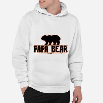 Papa Bear Daddy Dad Father, best christmas gifts for dad Hoodie - Seseable