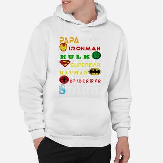 Papa Superheld Du Bist Der Welten Besten Hoodie - Seseable