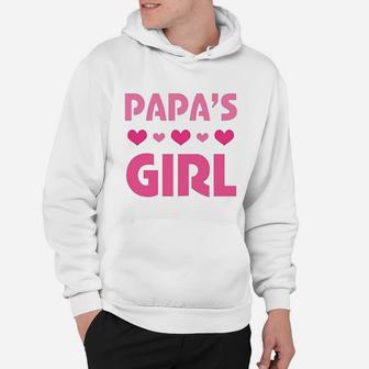 Papas Girl Granddaughter Gift, best christmas gifts for dad Hoodie - Seseable