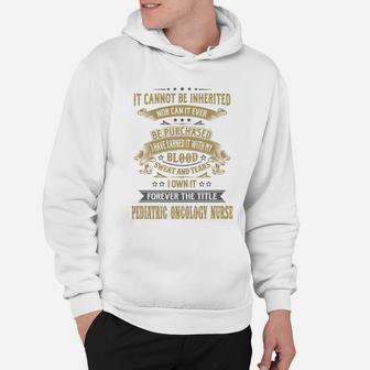 Pediatric Oncology Nurse Forever Job Title s Hoodie - Seseable