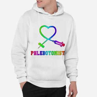 Phlebotomist Phlebotomy Butterfly Heart Long Hoodie - Seseable