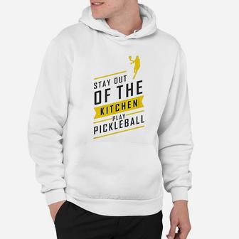 Pickleball Kitchen Funny Retro Sport Gift Hoodie - Seseable