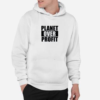 Planet Over Profit Earth Day Climate Change Hoodie - Seseable