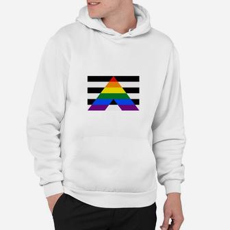 Pride Flag Straight Ally Pride Flag Hoodie - Seseable