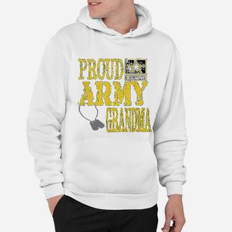 Proud Army Grandma Military Pride Hoodie - Seseable