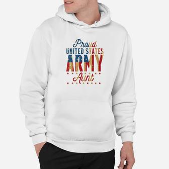 Proud United States Army Aun Us Army Aunt Apparels Hoodie - Seseable