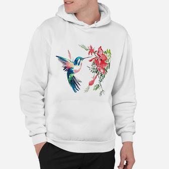Rainbow Color Hummingbird Funny Bird Lover Gift Hoodie | Seseable UK