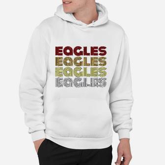 Retro Style Eagles Vintage Colors Hoodie - Seseable