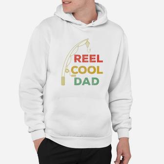 Retro Vintage Fishing Reel Cool Dad Papa Fathers Day Gift Premium Hoodie - Seseable