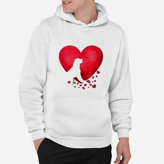 Rottweiler Heart Valentine Day Pet Puppy Dog Lover Hoodie - Seseable
