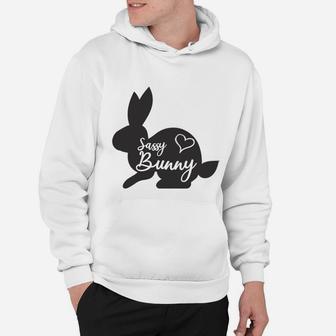 Sassy Bunny Cute Adorable Easter Great Family Women Hoodie - Seseable