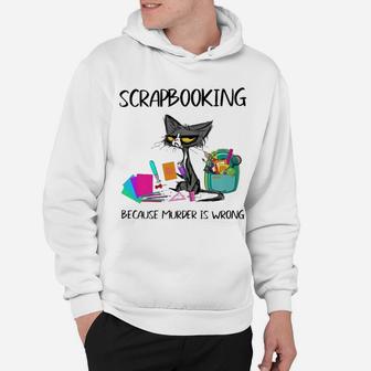 Scrapbooking Cat Hoodie - Seseable