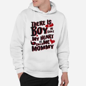 Son He Calls Me Mommy Mothers Day Gift Hoodie - Seseable