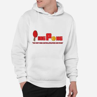 Spin Wizard Table Tennis With Ping Pong Player Paddle Hoodie - Seseable