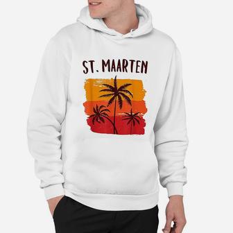 St Maarten Retro Tropical Cruise Vacation Souvenir Graphic Hoodie - Seseable