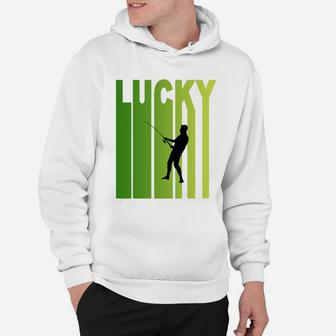 St Patricks Day Lucky Fishing Funny Sport Lovers Gift Hoodie - Seseable