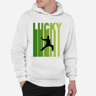 St Patricks Day Lucky Martial Arts Funny Sport Lovers Gift Hoodie - Seseable