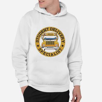 Student Delivery Specialist Funny School Bus Driver Hoodie - Seseable